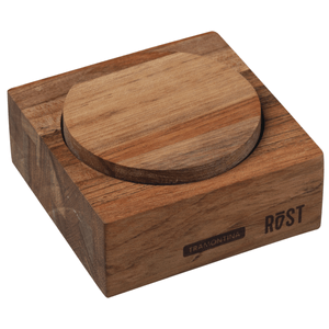 Salero Tramontina Rost en Madera de Jatoba Combinada con Acabado al Aceite 12,5 x 12,5 cm