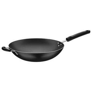 Wok Tramontina Loreto en Aluminio con Revestimiento Interno Antiadherente Starflon Max con Mango Baquelita Grafito 36 cm 6 L