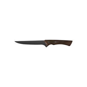 Cuchillo para Deshuesar Tramontina Churrasco Black con Lámina de Acero Inoxidable Oscurecido y Mango de Madera 6"