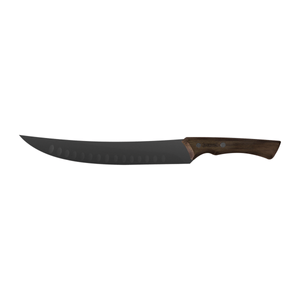 Cuchillo para Carne Tramontina Churrasco Black con Lámina de Acero Inoxidable Oscurecido y Mango de Madera 10"