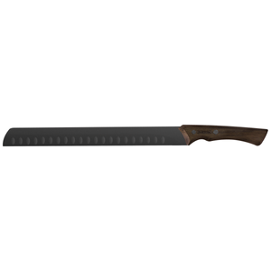 Cuchillo Slicer Tramontina Churrasco Black con Lámina de Acero Inoxidable Oscurecido y Mango de Madera 12"