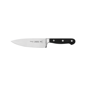 Cuchillo Chef Tramontina Century con Lámina de Acero Inoxidable y Mango de Policarbonato y Fibra de Vidrio, 6"