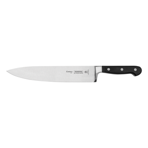 Cuchillo Chef Tramontina Century con Lámina de Acero Inoxidable y Mango de Policarbonato y Fibra de Vidrio, 10"