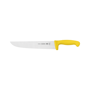 Cuchillo para Carne Tramontina Profesional con Lámina en Acero Inoxidable y Mango en Polipropileno Amarillo 10"