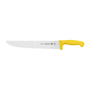 Cuchillo para Carne Tramontina Profesional con Lámina en Acero Inoxidable y Mango en Polipropileno Amarillo 12"