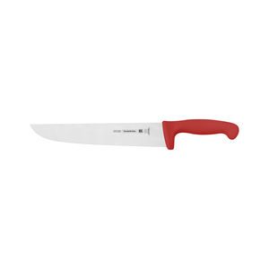 Cuchillo para Carne Tramontina Profesional con Lámina en Acero Inoxidable y Mango en Polipropileno Rojo 10"