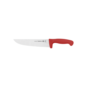 Cuchillo para Carne Tramontina Profesional con Lámina en Acero Inoxidable y Mango en Polipropileno Rojo 8"