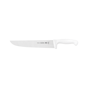 Cuchillo para Carne Tramontina Profesional con Lámina en Acero Inoxidable y Mango en Polipropileno Blanco 10"