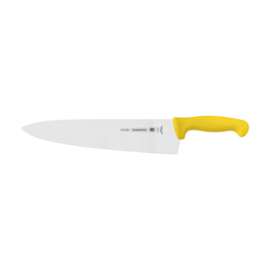 Cuchillo para Carne Tramontina Profesional con Lámina en Acero Inoxidable y Mango de Polipropileno Amarillo 12"