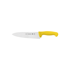 Cuchillo para Carne 8" Tramontina Profesional con Lámina en Acero Inoxidable y Mango en Polipropileno Amarillo