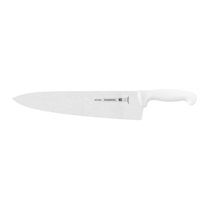 Cuchillo para Carne 14" Tramontina Profesional con Lámina en Acero Inoxidable y Mango en Polipropileno Blanco