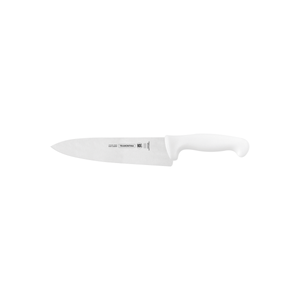 Cuchillo para Carne 8" Tramontina Profesional con Lámina en Acero Inoxidable y Mango en Polipropileno Blanco