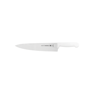 Cuchillo para Carne Tramontina Profissional con Lámina en Acero Inoxidable y Mango de Polipropileno Blanco 10"