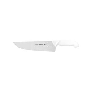 Cuchillo Carnicero Tramontina Profesional con Lámina de Acero Inoxidable y Mango de Polipropileno Blanco 10"