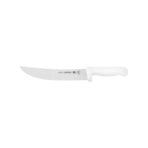 Cuchillo para Carne Tramontina Profesional con Lámina en Acero Inoxidable y Mango de Polipropileno Blanco 8"