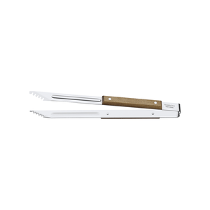 Pinza para Carne Tramontina Asado con Lámina de Acero Inoxidable y Mango de Madera 37 cm