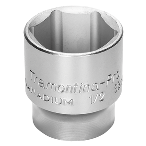 Dado Hexagonal en Acero Cromo Vanadio 3/8" - Encastre 1/2" Tramontina PRO