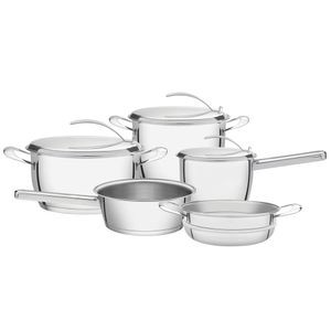 Batería de cocina Ventura de acero inoxidable 5 piezas Tramontina