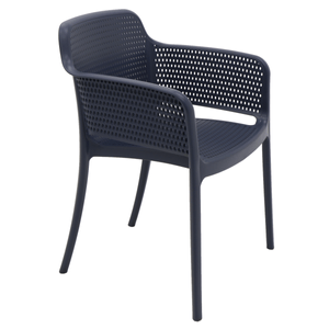 Silla Tramontina Gabriela en Polipropileno y Fibra de Vidrio Azul Navy