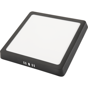 Plafón LED Tramontina Cuadrado de Sobreponer Negro 24 W 6500 K Luz Blanca