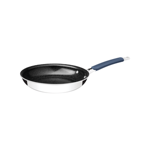 Sartén Tramontina Romagna en Acero Inoxidable y Aluminio con Revestimiento Interno Cerámico Black Stone 20 cm 1 L