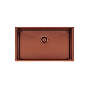 Lavadero Tramontina Design Collection Quadrum con Recubrimiento PVD Rose 70x40 cm
