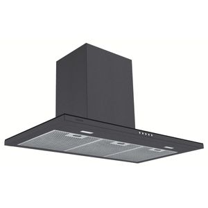 Campana de Pared Tramontina Slim Wall 90 de Acero Inoxidable con Terminación Black Steel 220 V