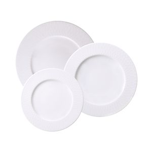 Juego de Platos Tramontina Santorini en Porcelana Decorada 12 Piezas