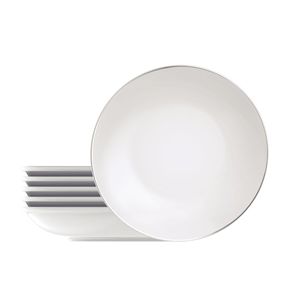Kit Plato Raso Tramontina Atena en Porcelana Decorada 28 cm 06 Piezas