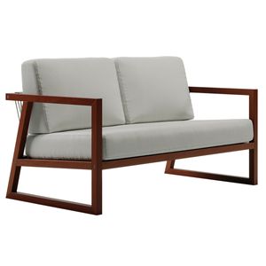 Silla Tramontina Lanati de Madera de Jatoba FSC con Apoyabrazos y Respaldo de Cuerdas