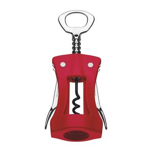 Sacacorchos Tramontina Harmoniza con Cuerpo de ABS y Abridor de Zamak Rojo