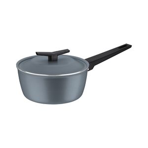 Olla Tramontina Spezia Induction en Aluminio con Revestimiento Interno y Externo en Antiadherente Starflon Excellent Azul Ardosia 18 cm