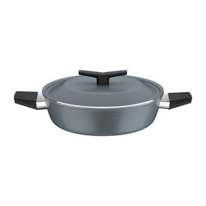 Arrocera Tramontina Spezia Induction en Aluminio con Revestimiento Interno y Externo en Antiadherente Starflon Excellent Azul Ardosia 24 cm