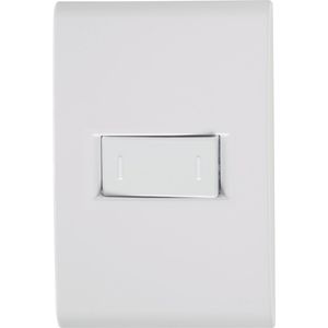 Interruptor Conmutador Horizontal Tramontina Liz 10 A 250 V Blanco