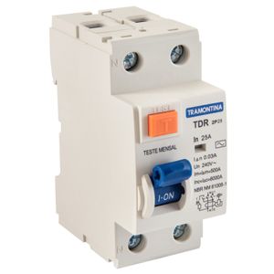 Tramontina TDR-25 2-pole residual current circuit breaker 25 A, 30 mA, 6KA