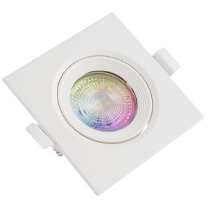 Spot Led Smart Cuadrado Tramontina con 16 Millones de Colores RGBW