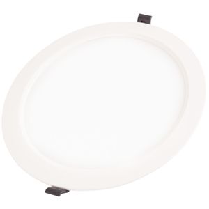 Plafón LED Tramontina Redondo de Empotrar Slim 420 lm 6 W Bivolt 6500 K Luz Blanca