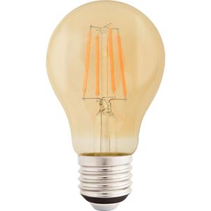 Foco LED Tramontina A60 4 W 2200 K Luz Amarilla en Vidrio Ámbar