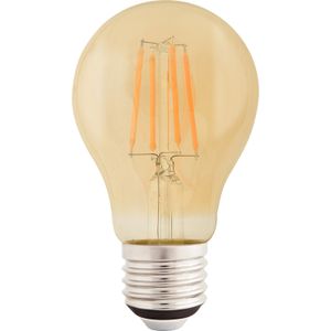 Foco LED Tramontina A60 4 W 2200 K Luz Amarilla en Vidrio Ámbar