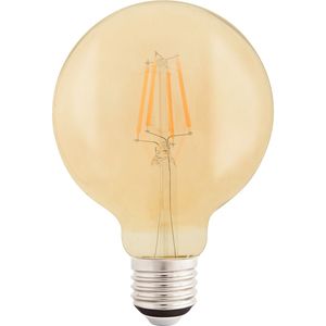 Foco LED Tramontina G125 4 W 2200 K Luz Amarilla en Vidrio Ámbar