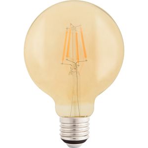Foco LED Tramontina G125 4 W 2200 K Luz Amarilla en Vidrio Ámbar