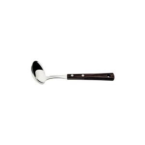 Cuchara Salsa Tramontina con Lámina de Acero Inoxidable y Mango en Madera Tratada Polywood Castaño