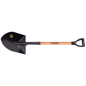 Pala punta huevo, mango de madera 71 cm