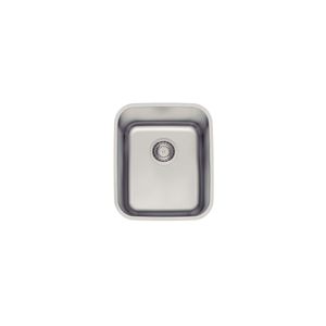 Lavadero Tramontina Dora 34 BL R6 de Acero Inoxidable Cepillado con Válvula 34x40 cm