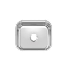 Lavadero Tramontina Basic 40 BL en acero inoxidable natural 40x34 cm