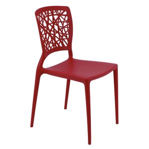 Silla Tramontina Joana en Polipropileno Rojo