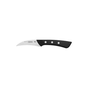 Cuchillo para Redondear Tramontina Solutta con Lámina en Acero Inoxidable y Mango en Policarbonato Negro 3"