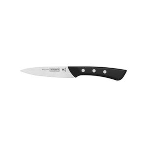 Cuchillo para Legumbres y Frutas Tramontina Solutta con Lámina en Acero Inoxidable y Mango en Policarbonato 4" Negro