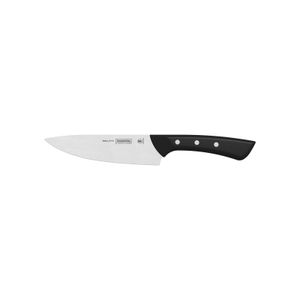Cuchillo Chef Tramontina Solutta con Lámina en Acero Inoxidable y Mango en Policarbonato 6" Negro