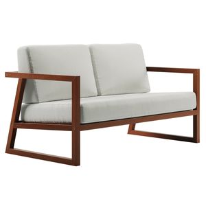 Silla Tramontina Lanati de Madera de Jatoba FSC con Apoyabrazos y Respaldo de Cuerdas